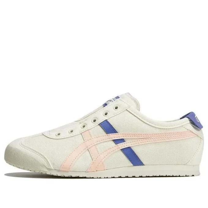 メキシコ66 スリップオン「ホワイト ピンク ブルー」