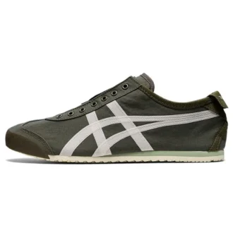 メキシコ66 スリップオン「オリーブグリーン ホワイト」